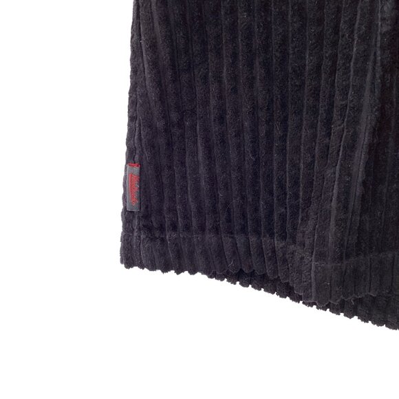 Woolrich Womens Vest Size‎ Medium Black Corduroy Zip-Up Vest Pockets Full Zip - Picture 6 of 8